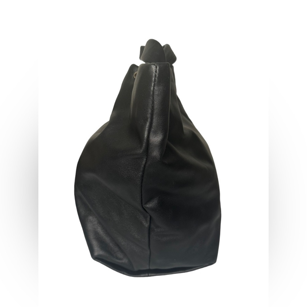 Kate Spade New York Top Handle black leather Bag Turn-Lock Closure at Top - Picture 10 of 16